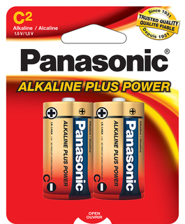 Panasonic C Alkaline 2 Pack - Carded - AM2PA2B Product Image